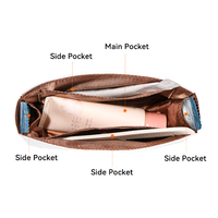 Sarung Tas Tyvek dengan Bahan Ramah Lingkungan, Organizer Ringan untuk Tas Perjalanan, Kerja, dan Belanja
