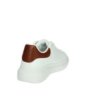 Sneakers basse bianche/in pelle 171650 scarpe eleganti da passeggio - Product Image 3