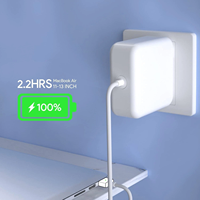 Untuk Pengisi Daya MacBook Mag1 2 60W T-Tip L Adaptor Daya untuk Apple MacBook Pro 13-inci Colokan EuUS AU UK Pengisian Cepat CE,ROHS.FCC