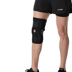 Genouillère articulée renforcée avec sangles réglables et stabilisateurs latéraux pour soulager la douleur au genou et assurer la stabilité - Product Image 4