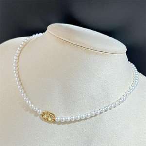 Collier en perles d'eau douce rétro français Zhizhen pour femmes, argent pur S925, design simple et haut de gamme - Product Image 2