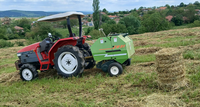 Empacadora de Heno y Paja Multiusos, Suministro de Fábrica, Equipo para Heno Montado en Tractor, Mini Empacadora Redonda en Venta