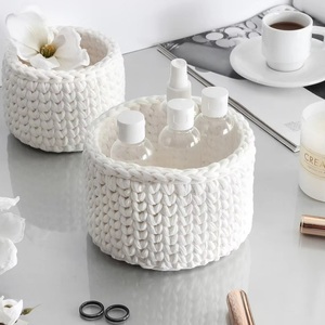 <span class=keywords><strong>Cestas</strong></span> <span class=keywords><strong>de</strong></span> almacenamiento pequeñas <span class=keywords><strong>de</strong></span> ganchillo personalizadas, almacenamiento <span class=keywords><strong>de</strong></span> juguetes para el baño, Decoración <span class=keywords><strong>de</strong></span> casa, regalo pequeño - Product Image 1