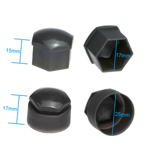 Ensemble de 16+4 pièces de capuchons de boulons de roue de voiture universels de 17 mm, capuchons de verrouillage - Product Image 3