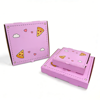 Boîte à pizza à emporter en carton ondulé de 16 pouces, écologique, recyclable, imprimée sur mesure, vente en gros SP4534 pour les restaurants
