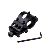 Support de lampe torche Uniquefire de haute qualité, à dégagement rapide, en métal, à 45 degrés, 1 pouce, pour lunettes et accessoires