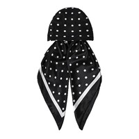 Nouveauté transfrontalière la plus vendue : Hijabs malaisiens minimalistes et tendance pour femmes, bonnets foulards élastiques à pois