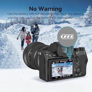 Batterie d'appareil photo SMALLRIG NP-FZ100 2400mAh pour <span class=keywords><strong>Sony</strong></span> A7R V, <span class=keywords><strong>A7</strong></span> IV, A7S III, A7CR, recharge rapide USB-<span class=keywords><strong>C</strong></span>, batterie rechargeable - 4265 - Product Image 3