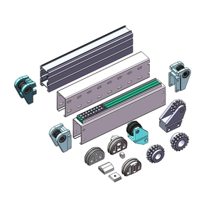 KECE Yeni Ağır Zincirli Konveyör 10B Çift Çelik Zincir, Bant Başlığı/Kuyruk Yuvası ve Kuyruk Tekerleği Gergisi 370W Nefes Alabilir - Product Image 4