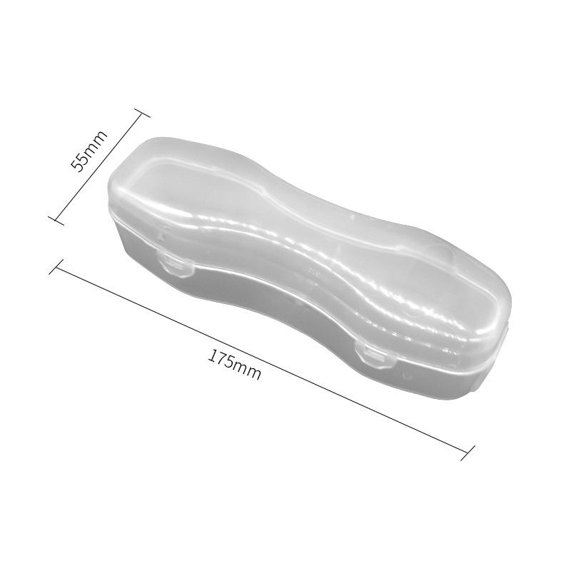 กล่องใส่แว่นตาว่ายน้ำแบบใส (ขนาดเล็ก)