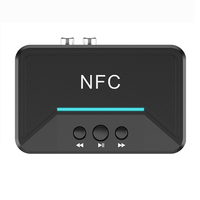 BT200 NFC Bluetooth 5.0 Audio-Empfänger USB-Wiedergabe RCA AUX-Anschluss Kabelloser Adapter Unterstützt USB-Wiedergabe für Auto Heimlautsprecher Kopfhörer