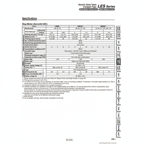 Table coulissante électrique pneumatique SMC LES25RK-30S-6N composant pneumatique de force industrielle - Product Image 1