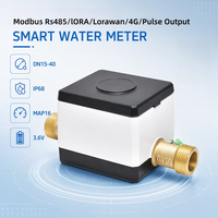Compteur d'eau Modbus Rs485 à ultrasons haute précision LORA LORAWAN 4G avec sortie impulsionnelle et lecture à distance en option