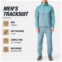 Ensemble de survêtement en polyester personnalisé avec impression par sublimation, veste à capuche et pantalon pour homme, vêtements de sport pour l'entraînement, vêtements de sport OEM
