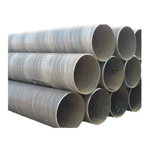 Full stock large diameter thick carbon steel manufacturer standard welded tube oil pipeline weld carbon steel spiral pipe