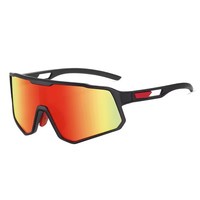 Lunettes de VTT personnalisées de haute qualité avec logo, lunettes de soleil polarisées pour sports de plein air avec monture en PC et verres TAC, vente en gros d'usine