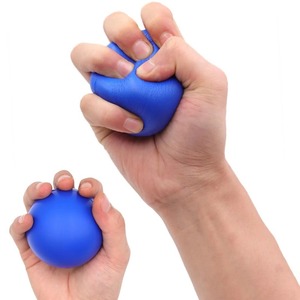 Nouvelle balle anti-stress Smiley, balle anti-stress solide et douce, jouet à presser pour exercices de la main, adapté pour soulager l'anxiété, stimulation sensorielle - Product Image 1