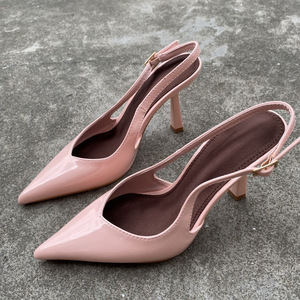 Nuevos tacones altos de aguja para mujer, punta estrecha, estilo informal, aumento de altura, zapatos de fiesta sexis para primavera, sandalias de verano al aire libre - Product Image 2