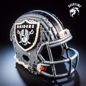 Set de Bloques de Construcción de Plástico para Casco de Equipo de Fútbol Americano, Edición para Fanáticos del Deporte, Personalizable, para Colección de Adultos, Exhibición y Regalo - Product Image 6