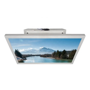 Écran LCD 18,5 <span class=keywords><strong>pouces</strong></span> pliable avec ressort à gaz pour bus, lecteur 24V, écran publicitaire mural ou de plafond pour bus longue distance - Product Image 4