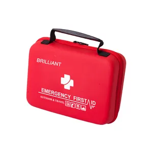 Trousse médicale de premiers soins d'urgence sac trousse de premiers soins boîte pour véhicule de bureau à domicile Camping randonnée et sac de sport EVA