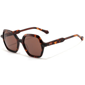 Custom Logo Oversized Square Full Rim Sunglasses Solid Black Frame Resin Lens Anti-Uv Protection Unisex Adult - Product Image 5