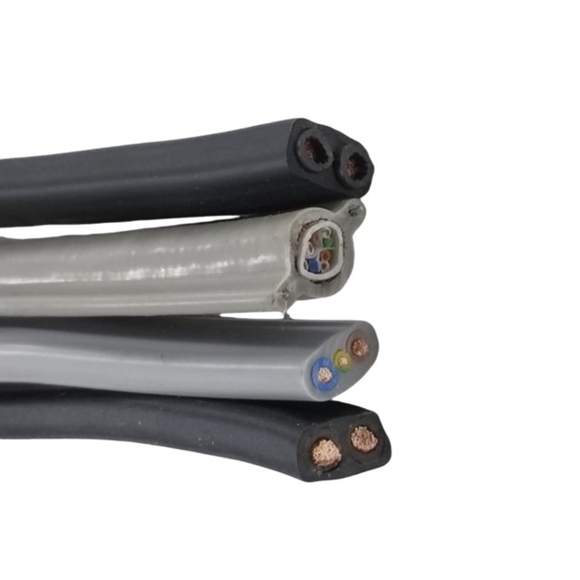 Cat6 Elevator Traveling Flexible Control Cable Pvc Insulation Flat Cable