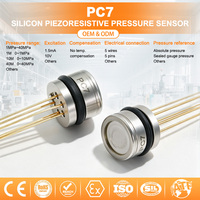 10mm Pressure Sensor Piezoresistive SS316L mV I2C Output 4-20mA Temperature Compensated High Pressure 0.5%FS Accuracy Pro