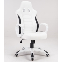 Chaise de bureau ergonomique moderne et confortable avec siège rotatif et réglage en hauteur, avec support lombaire