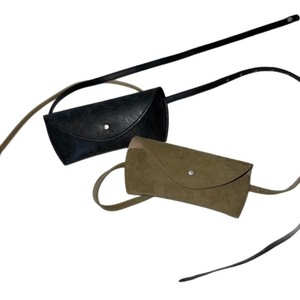Sac à lunettes élégant en daim à porter en bandoulière/à la ceinture, pochette à lunettes multifonctionnelle, sac ceinture tendance et polyvalent, nouveau sac à lunettes de soleil. - Product Image 5