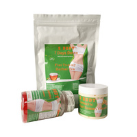100% pilules à base de plantes et gommes crème ensemble de perte de poids produits Moringa 7 jours de désintoxication plat Bdoy ventre minceur thé