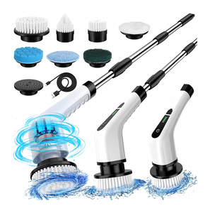 <span class=keywords><strong>Brosse</strong></span> <span class=keywords><strong>de</strong></span> <span class=keywords><strong>nettoyage</strong></span> électrique intelligente 9-en-1 étanche pour la maison, <span class=keywords><strong>brosse</strong></span> <span class=keywords><strong>de</strong></span> <span class=keywords><strong>nettoyage</strong></span> rotative automatique à long manche - Product Image 1