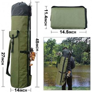 Échantillon Gratuit - Housse de Transport Rétractable et Étanche pour Canne à Pêche - Sac de Rangement Imperméable pour Canne à Mouche 80 cm - Product Image 5