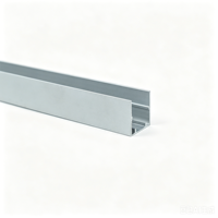 Profilé en aluminium pour bande LED série 6000 personnalisée, 17x8mm, canal LED encastré avec diffuseur pour décorations