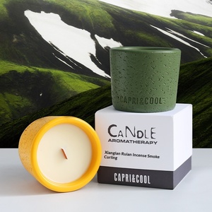 Velas Aromáticas Hechas a Mano con Musgo Islandés para el Hogar, Fragancia Duradera de Aire Fresco, Decoraciones con Aceites Esenciales, Regalo de Alta Gama - Product Image 1