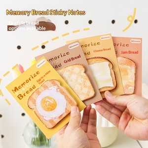 Memory Bread Series Sticky Notes Ins Style Premium Aesthetic Creative High-Value Reusable Memo Notepads - Product Image 2