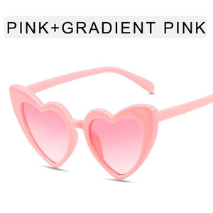 <span class=keywords><strong>2022</strong></span> <span class=keywords><strong>tendance</strong></span> grandes <span class=keywords><strong>lunettes</strong></span> de soleil UV400 <span class=keywords><strong>lunettes</strong></span> de soleil personnalisées pour enfants avec cadre rouge mode populaire rose blanc forme de coeur - Product Image 6