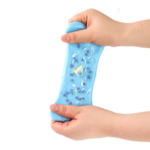 Wholesale Thinking Supr Putty Blueberry Scented Stretch Silicone Putty 100g Sensory Fluffy Texture <b>Slime</b> Never Dries Out for Kid - Product Image 4