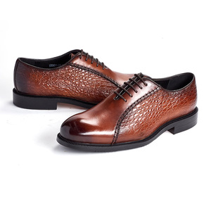 Zapatos Casuales de Piel XuanWu para Hombre, Sin Cordones, con Puntera de Acero, Diseño con Estampado de Grafiti, Suela de Goma, Diseño en Relieve, para Otoño, Formales de Negocios - Product Image 5