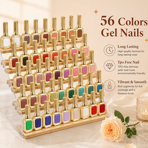 Kit de vernis à ongles en gel DIY avec logo personnalisé, rose vif, <span class=keywords><strong>semi</strong></span>-<span class=keywords><strong>permanent</strong></span>, à retirer par trempage, vernis gel UV <span class=keywords><strong>LED</strong></span>, accessoires de design d'art d'ongles - Product Image 1