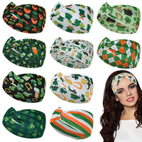 Bandeaux pour femmes St Patrick Day Headdress Party Decorate Headband Saint Patrick Clasp Plastic Hairbands Hair Accessories