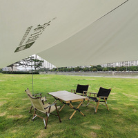 PU3000 imperméable pluie mouche couverture Portable parasol tente Camping abri auvent bâche pour l'extérieur