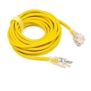 สายต่อพ่วงสำหรับใช้งานกลางแจ้งแบบมีไฟส่องสว่าง ขนาด 14AWG สายทองแดงแท้แบบมีสายดิน สำหรับงานหนัก - Product Image 1