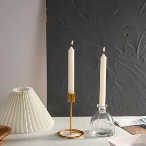 เทียนหอมกลิ่นเทียนสีขาวแบบไร้ควันสไตล์ยุโรปสำหรับตกแต่งโต๊ะในงานแต่งงานและวันเกิด - Product Image 4