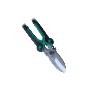 Industrial Multi-purpose Scissors Carbon Steel Blades Smooth <b>Edge</b> Green Soft Grip Handle Heavy-duty Cutting Tool - Product Image 2