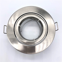 Reemplazable Focos 12v ce rohs gu10 mr16 ajustable fundido empotrada cob led downlight spotlight