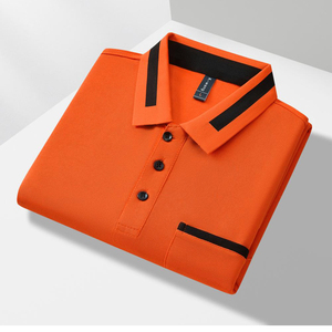 เสื้อยืดทรงหลวมไหล่ตก แบรนด์ต่างประเทศ ดีไซน์เรียบหรู พร้อมโลโก้ปัก - Product Image 6