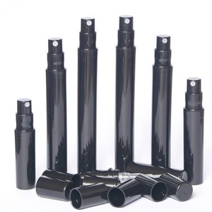 Luxury <b>Empty</b> <b>Plastic</b> 2ml 3ml 5ml PP Black Spray Pump Refillable Perfume Sprayer <b>Bottle</b> with Screen Printing - Product Image 4