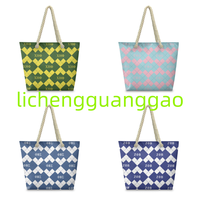 Promotion Usine : Sac Fourre-tout en Corde de Chanvre pour Sororité, Réutilisable, en Tissu, Sac de Courses de Haute Qualité, Sac de Week-end
