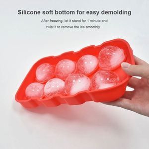 Factory Recommended 8 Hole Silicone Hockey Puck Ice Mold Cross Border Food Grade With Self Sealing Easy Release - Product Image 6